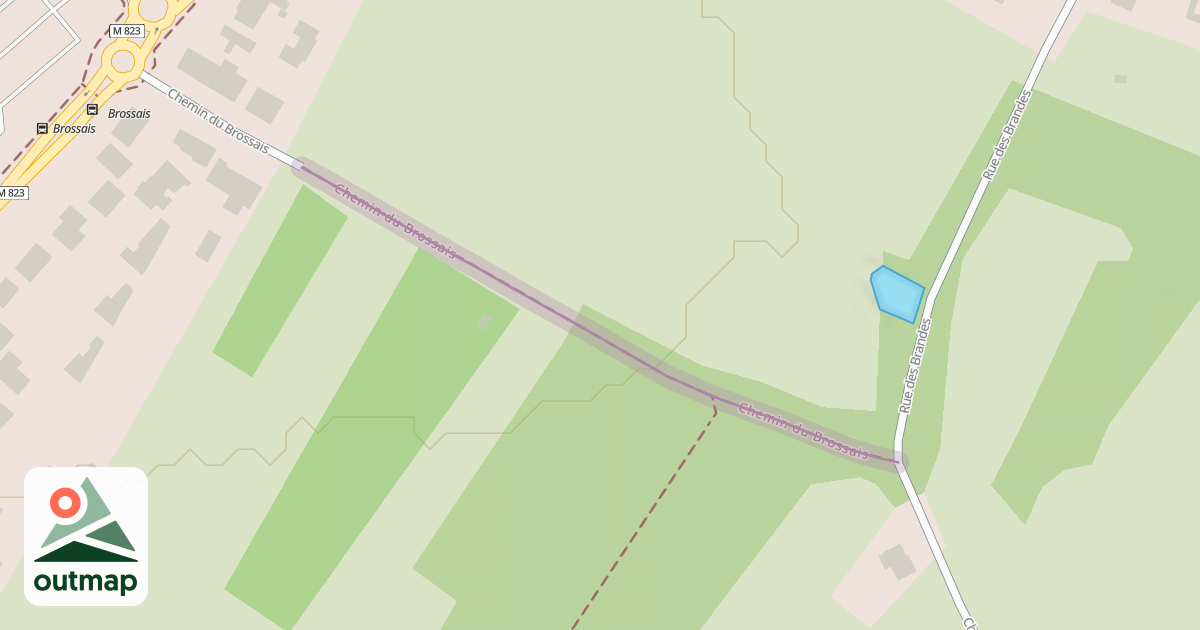 Map of Chemin du Brossais