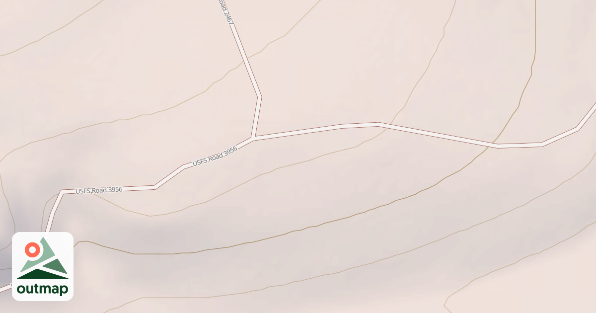 Map of TOWNSEND'S SOLITAIRE