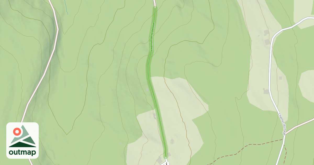 Map of Chemin de la Beotte