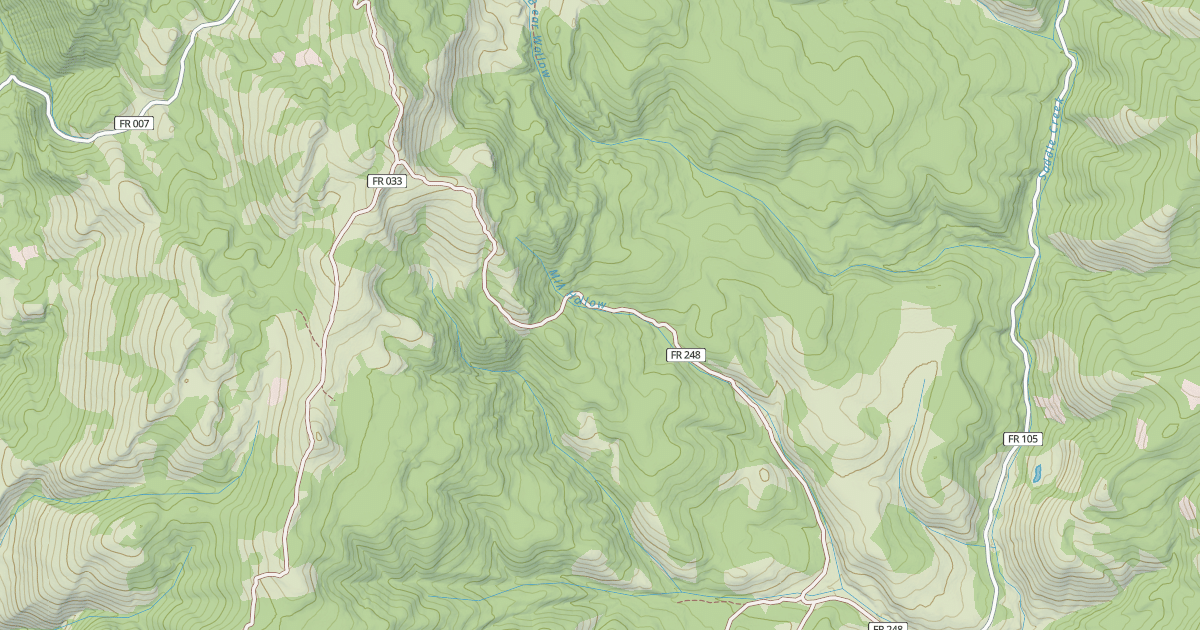 Map preview of MILL HOLLOW 4X4
