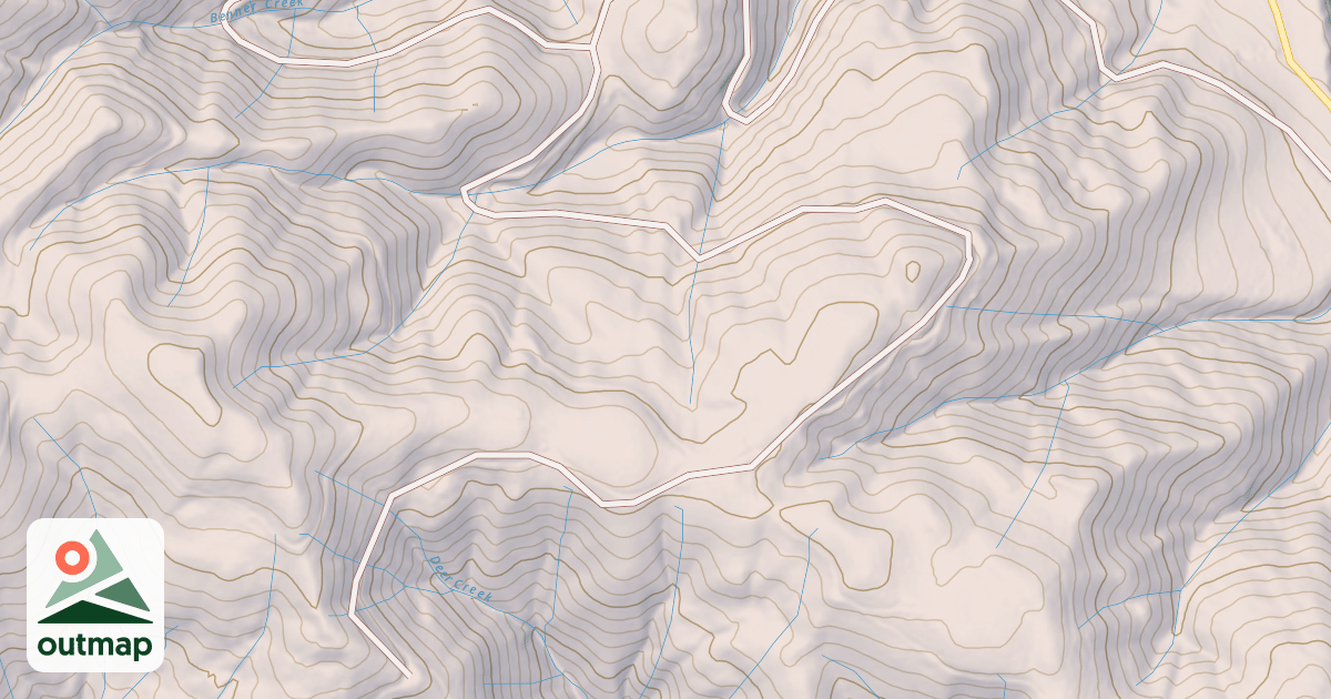 Map of BENNER CREEK