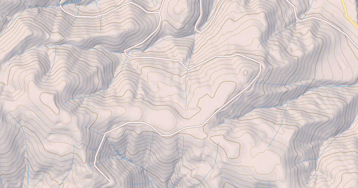 Map preview of BENNER CREEK