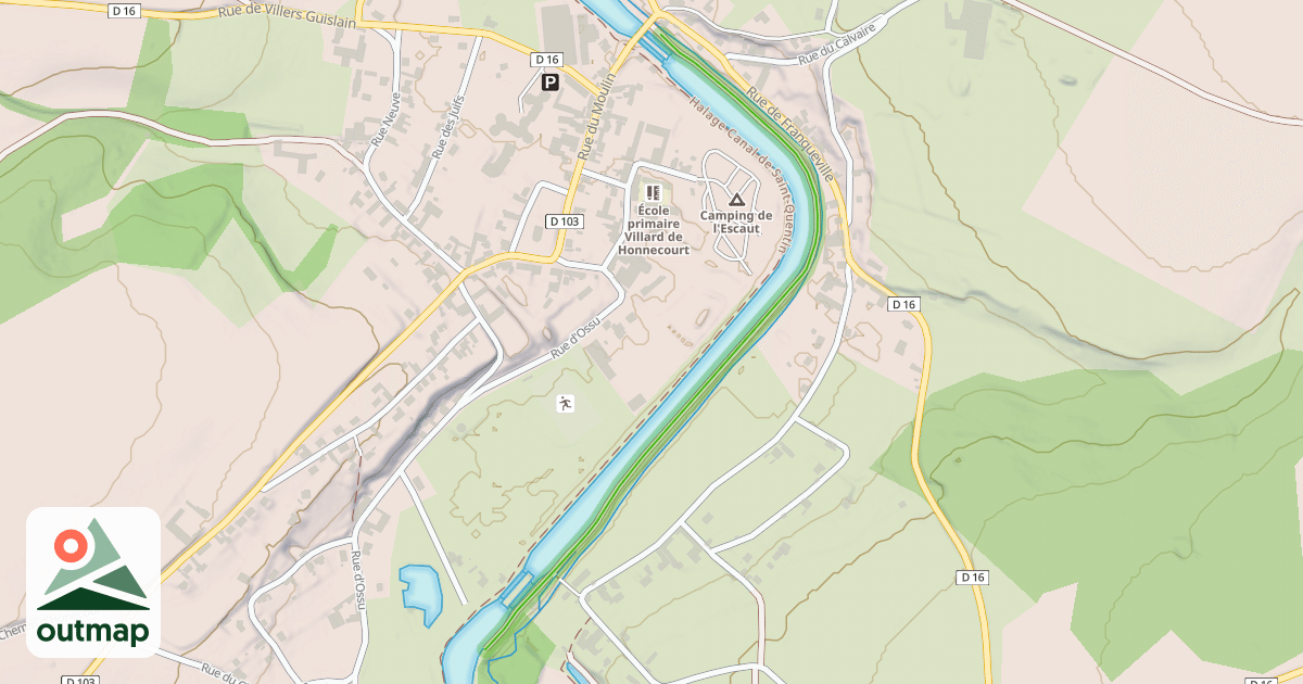 Map of Chemin de Halage