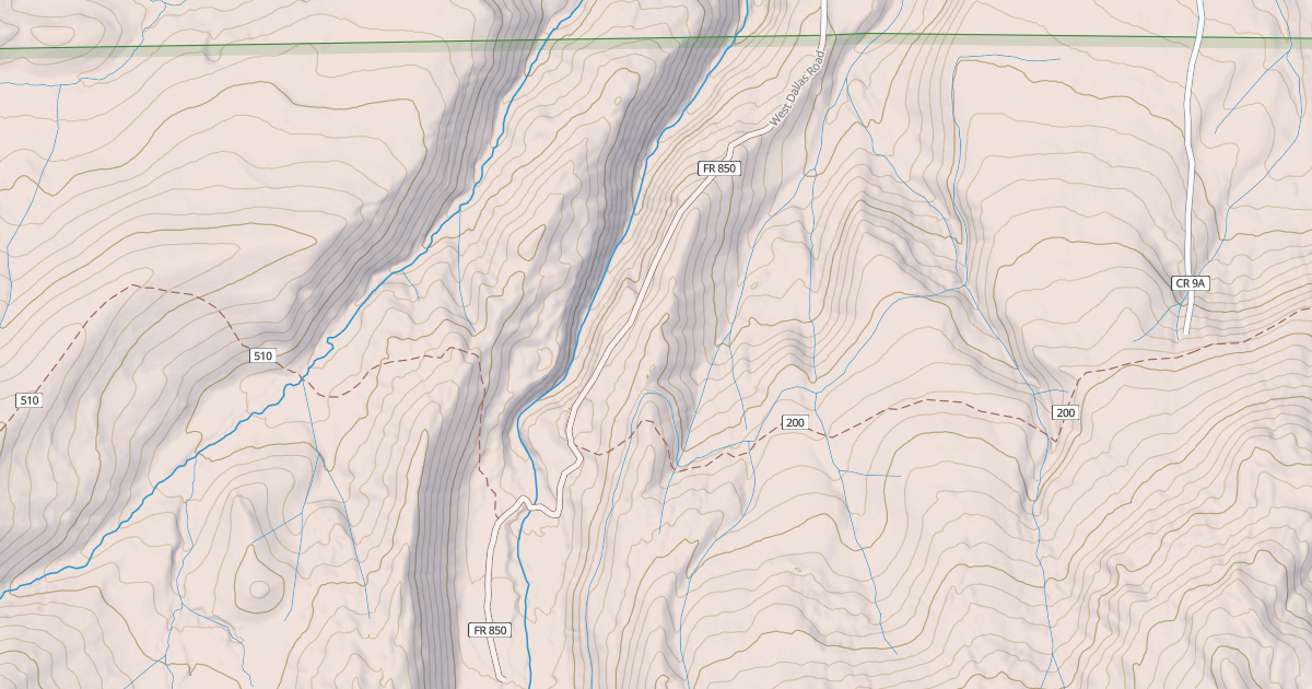 Map preview of WEST DALLAS