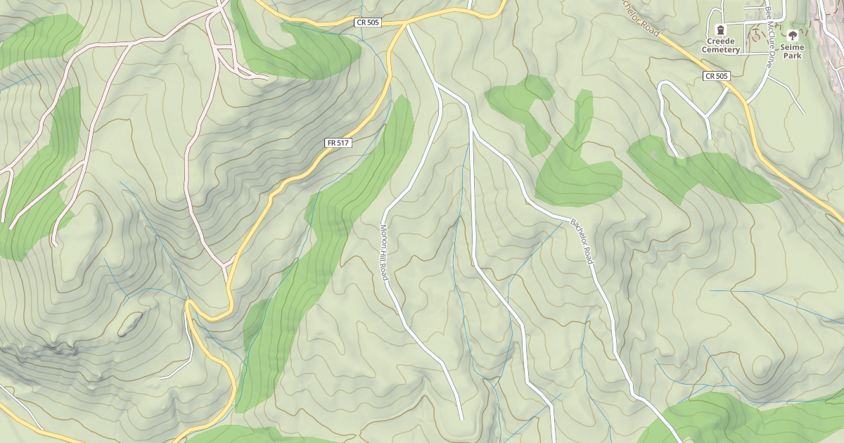 Map preview of MONON HILL
