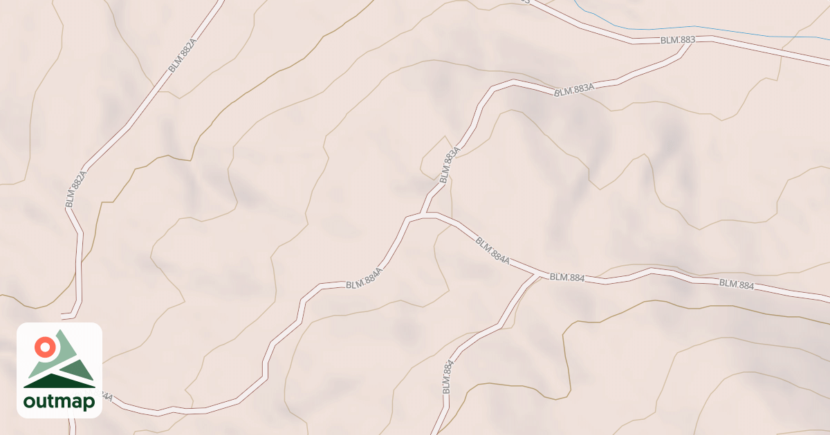 Map of BLM National GTLF Public Motorized Roads ad09d184-621d-4fa5-b573-f94d8ef8991e