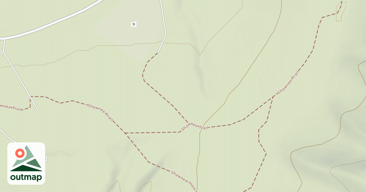Map of Shawnee State Park Trails