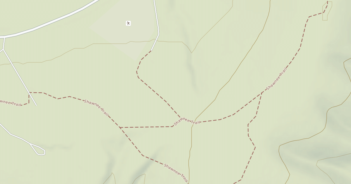 Map preview of Shawnee State Park Trails