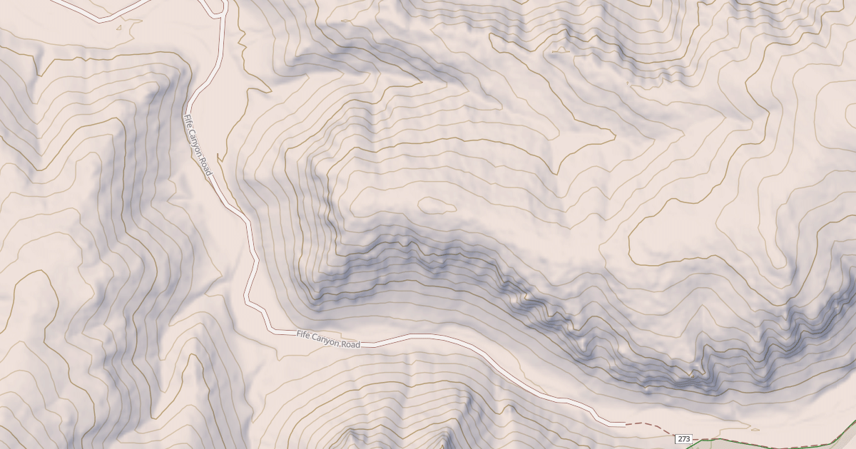 Map preview of FIFE CANYON
