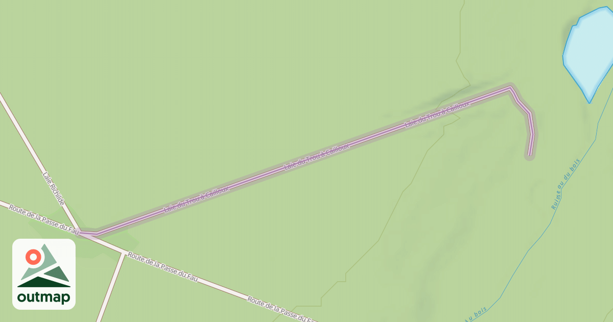 Map of Laie du Trou à Cailloux