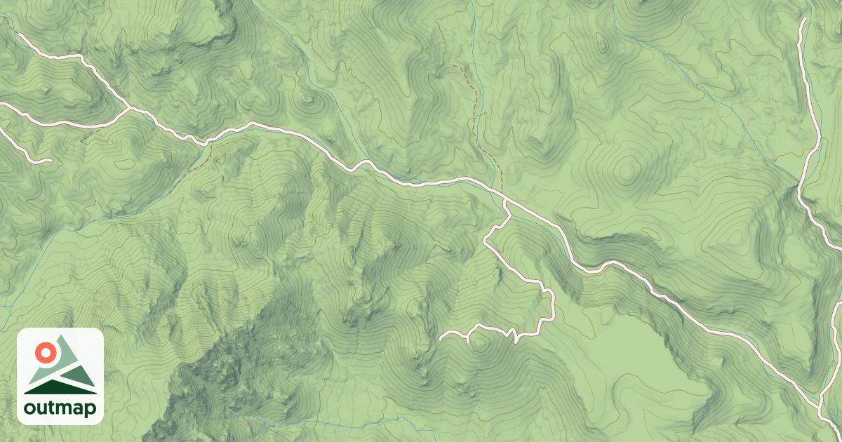 Map of KELLYS MINE CANYON