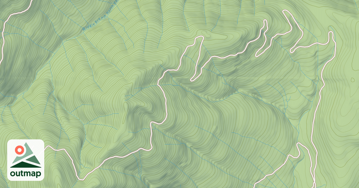 Map of CREVICE CREEK