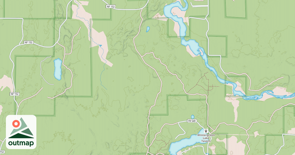 Map of Flambeau Atv 103 North