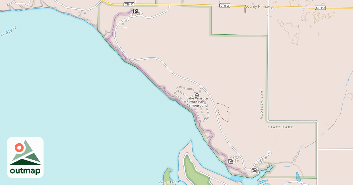Map of Lake Trail
