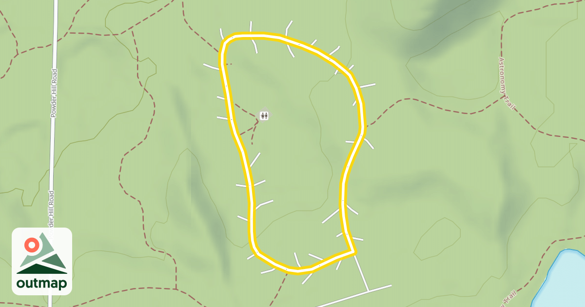 Map of Campground Loop