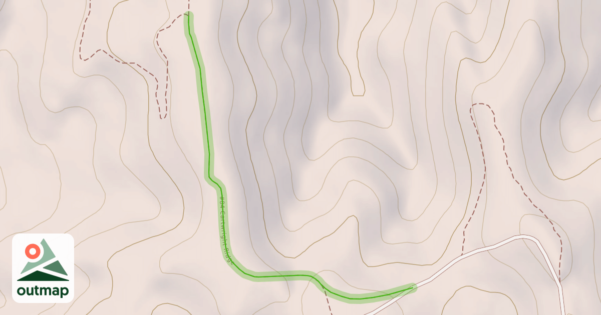 Map of #84 Cartwright Ridge