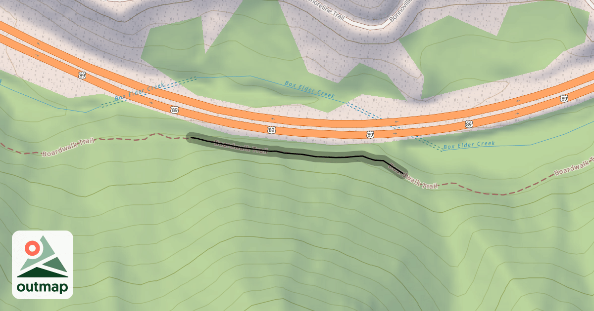 Map of Boardwalk Trail