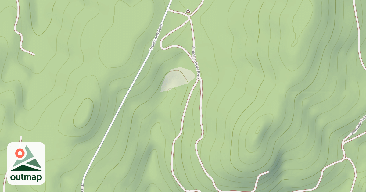 Map of AMERICAN POINT