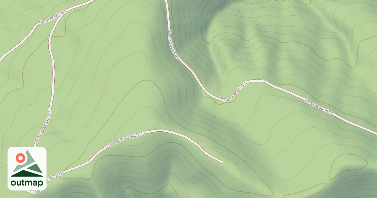 Map of USFS National Forest System Roads {D1326676-6CEA-45B5-B4FB-E9E9F7F53FC0}