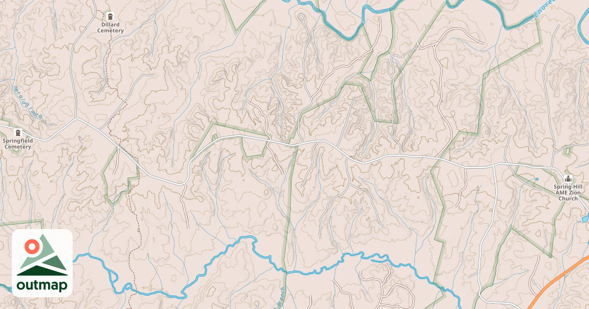 Map of RIDGE