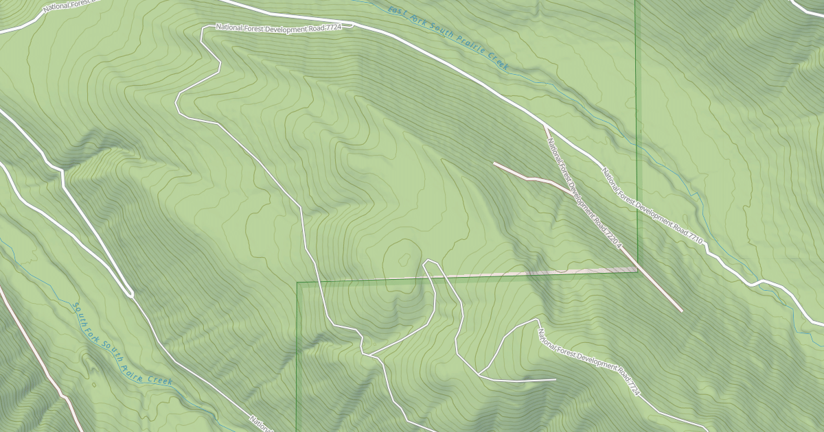 Map preview of PITCHER MOUNTAIN