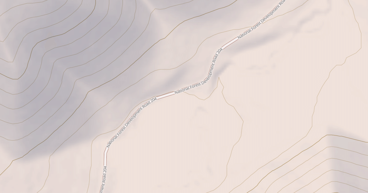 Map preview of Tepee Draw