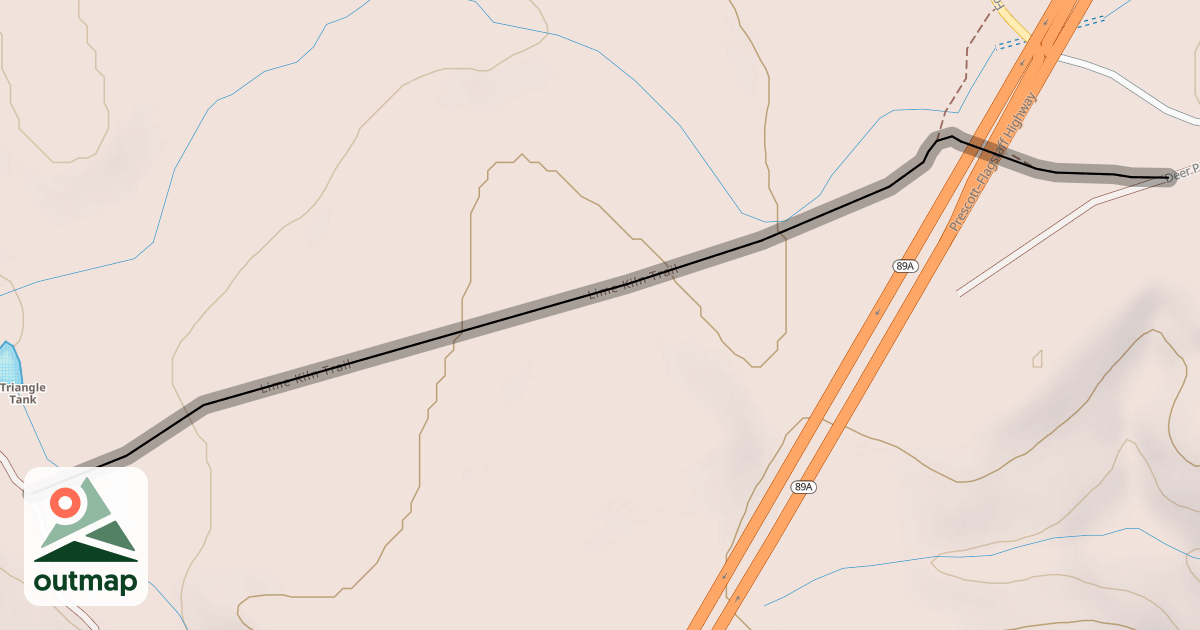Map of Lime Kiln Trail