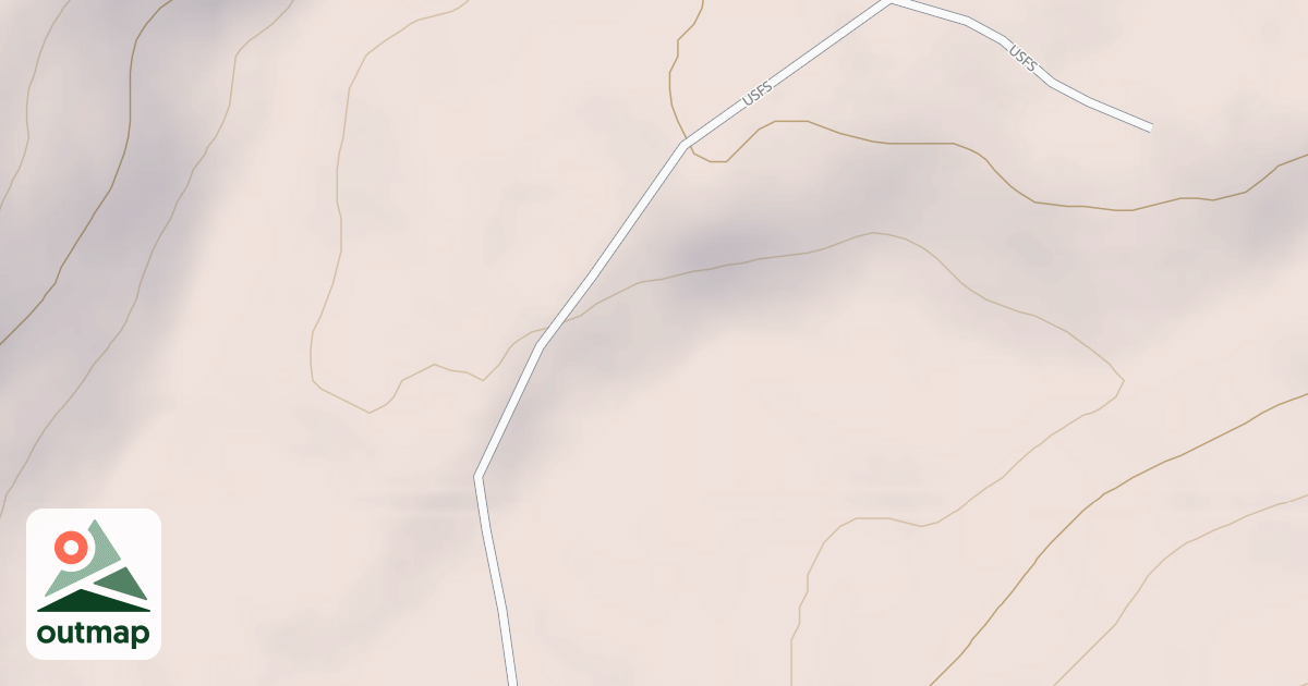 Map of Twin Lakes Road