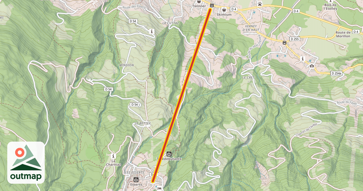 Map of Morillon