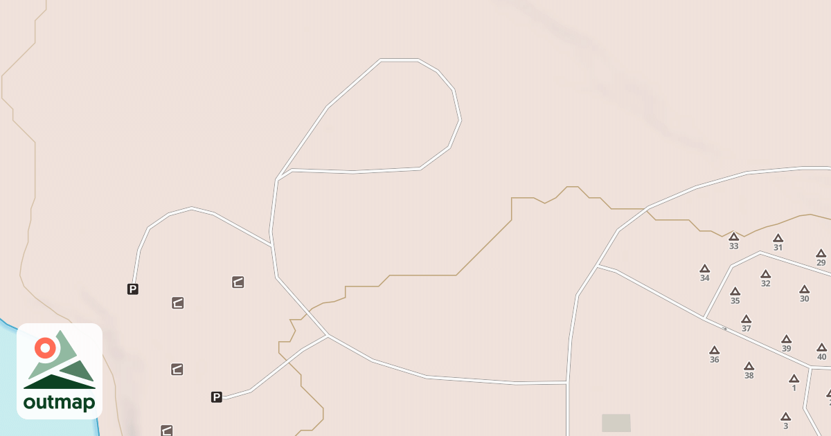 Map of ANTELOPE FLAT CG & PA LOOP D