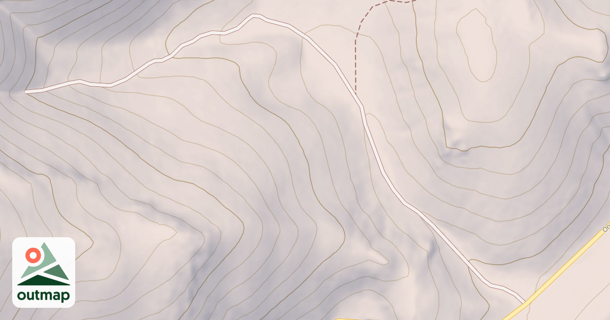 Map of ONE MILE SPUR E
