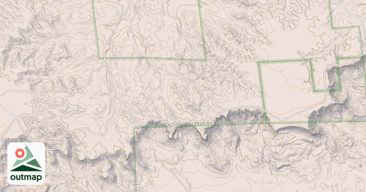 Map of RIMROCK CARTER/CAMP NEEDMORE
