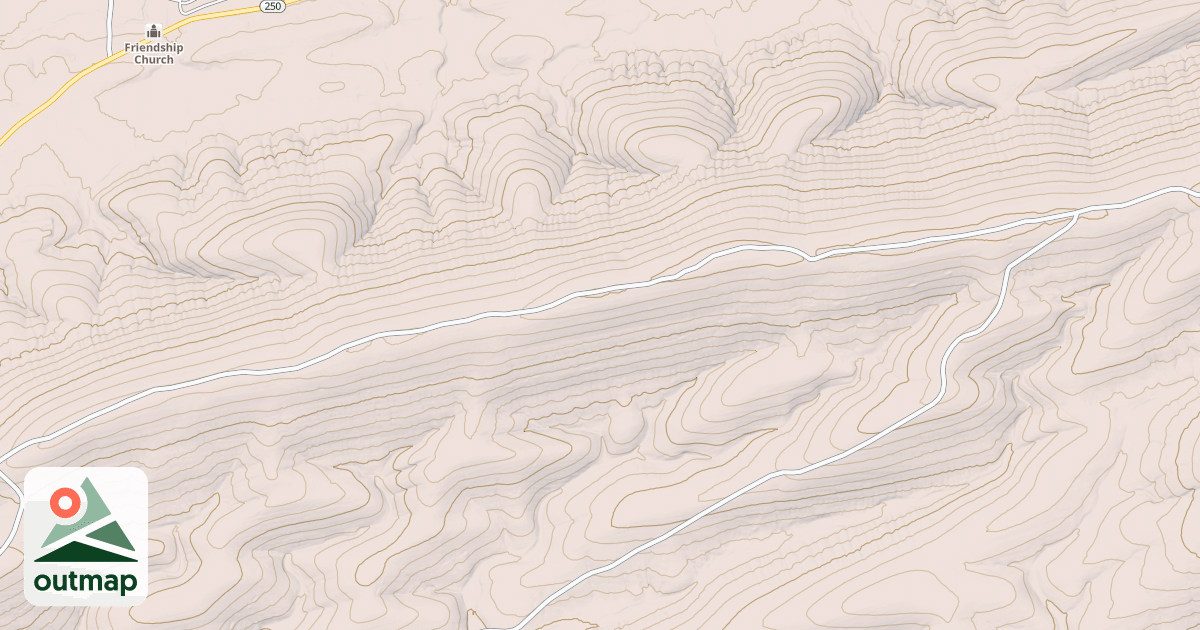 Map of DUTCH CREEK MTN