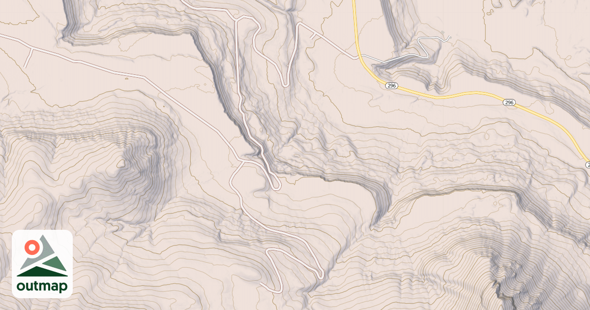 Map of CAMP CREEK