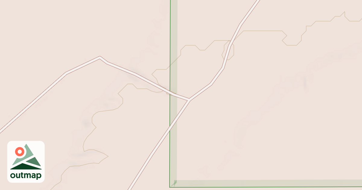 Map of COX POND SOUTH SPUR B