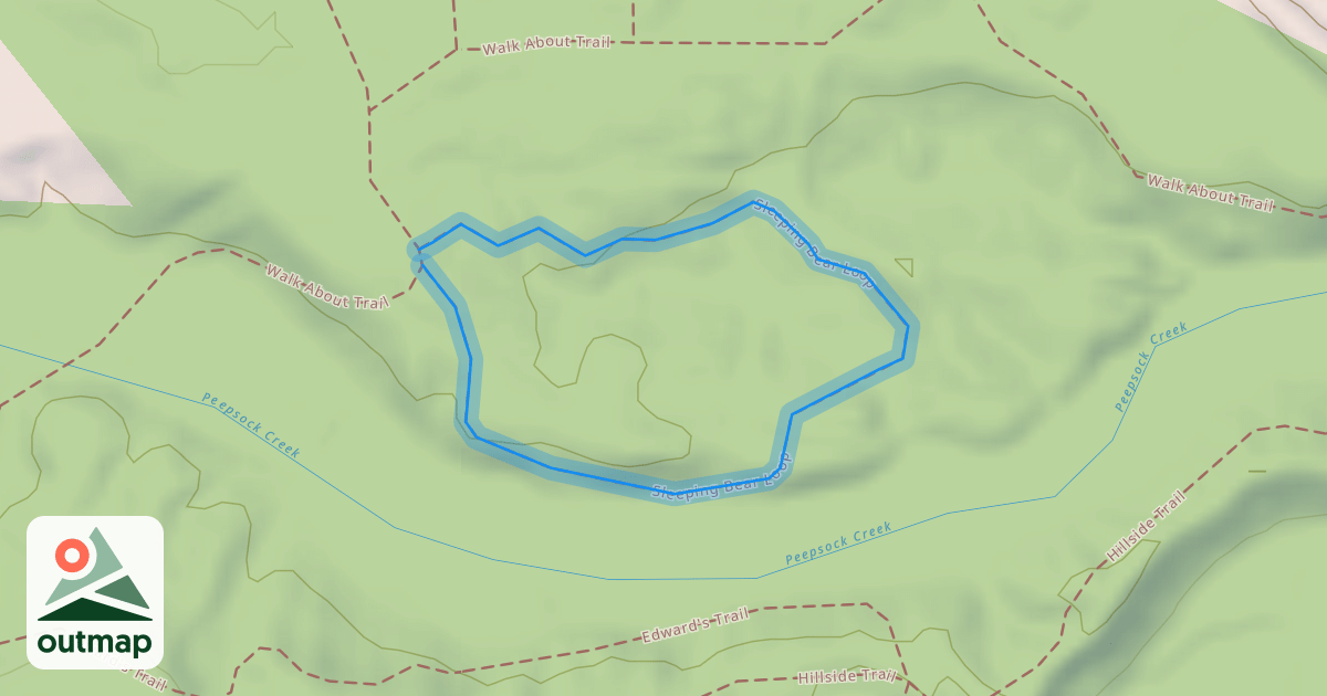 Map of Sleeping Bear Loop