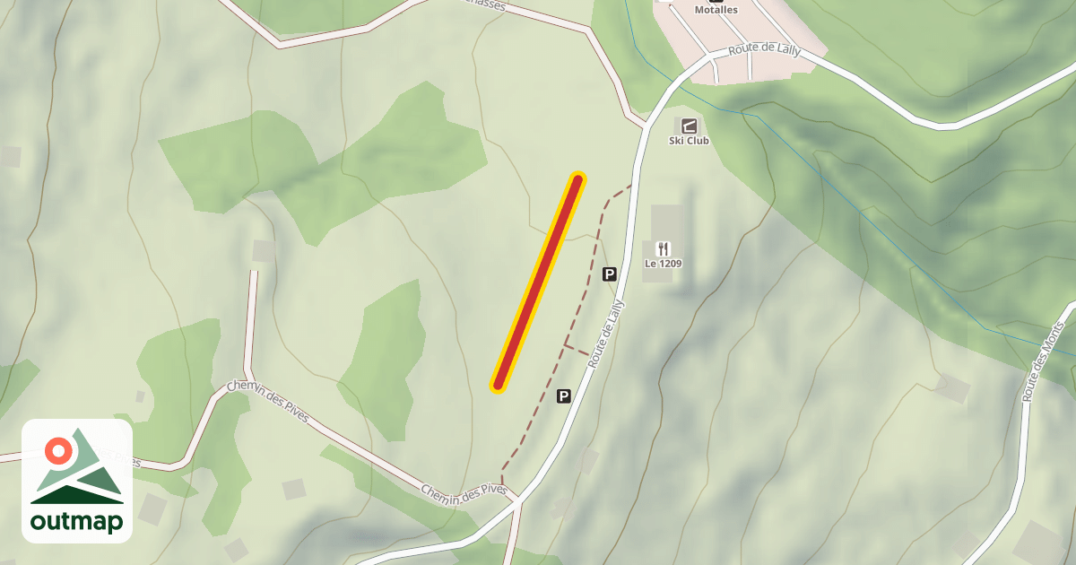 Map of Les Motalles