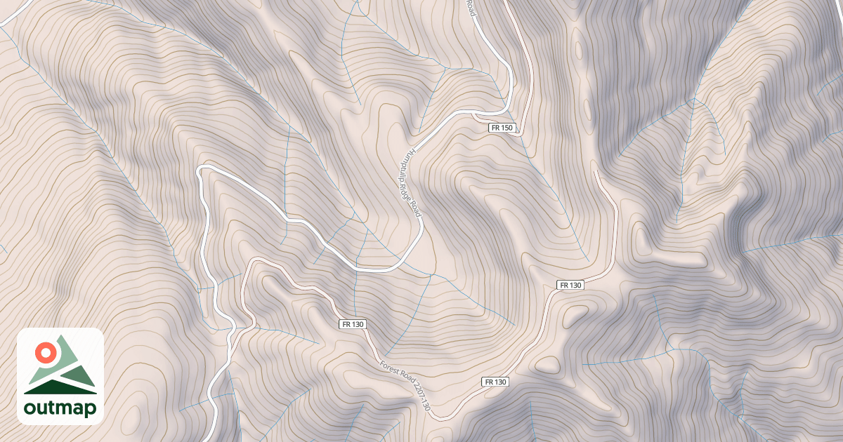Map of USFS National Forest System Roads {D87BF5E8-6B09-4F13-8911-EBA92CC00A67}