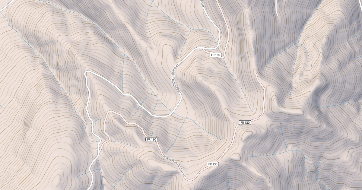 Map preview of USFS National Forest System Roads {D87BF5E8-6B09-4F13-8911-EBA92CC00A67}
