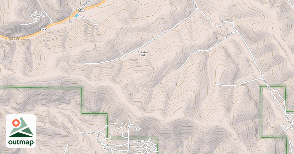 Map of NORTH ORR