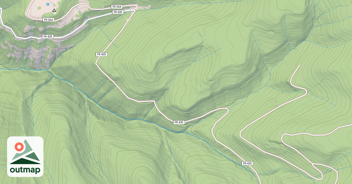 Map of ROARING FORK
