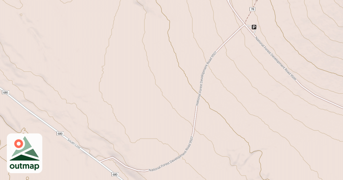 Map of LOWER BOND CREEK