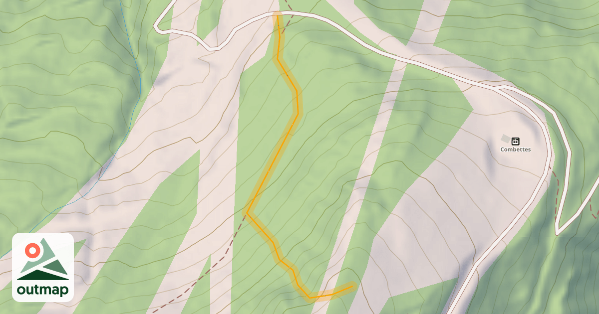 Map of Freeride du Roc Blanc 1