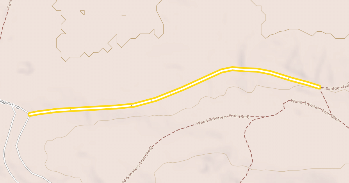 Map preview of Skidder Trail (Orange)