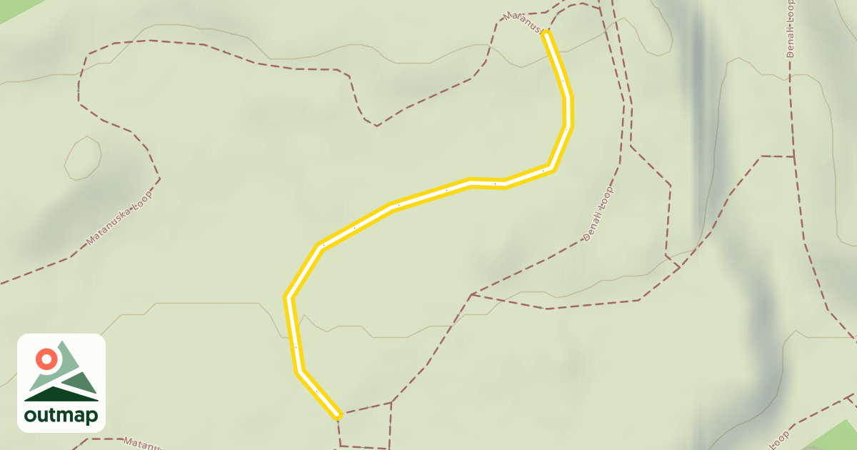 Map of Matanuska Loop