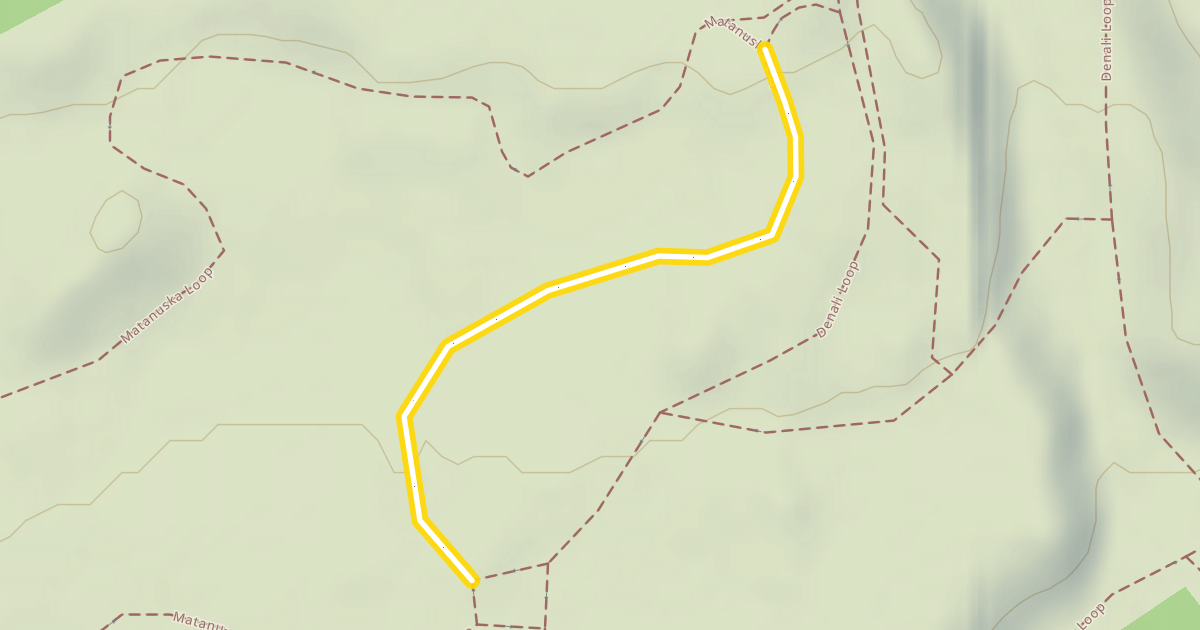 Map preview of Matanuska Loop