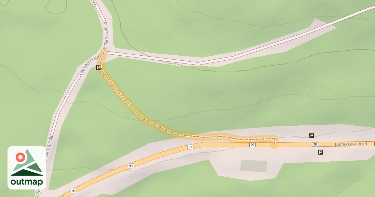 Map of Marriott Basin Trail