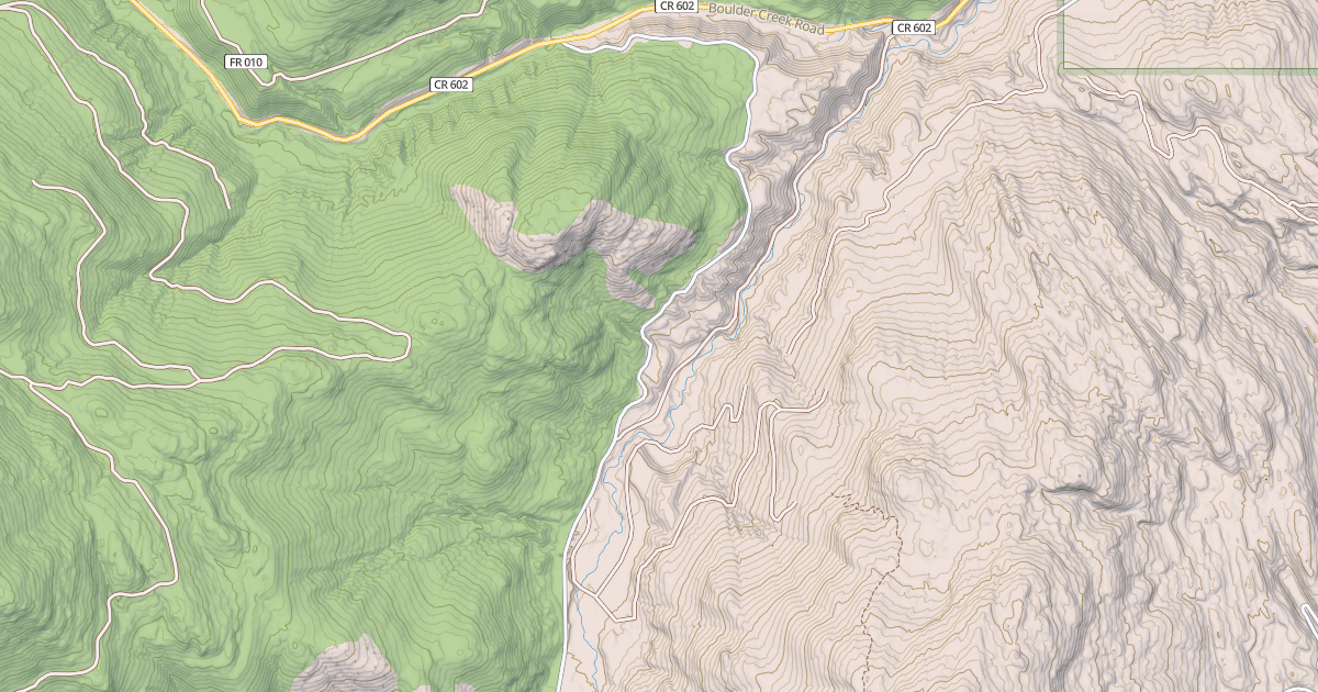 Map preview of SOUTH BOULDER