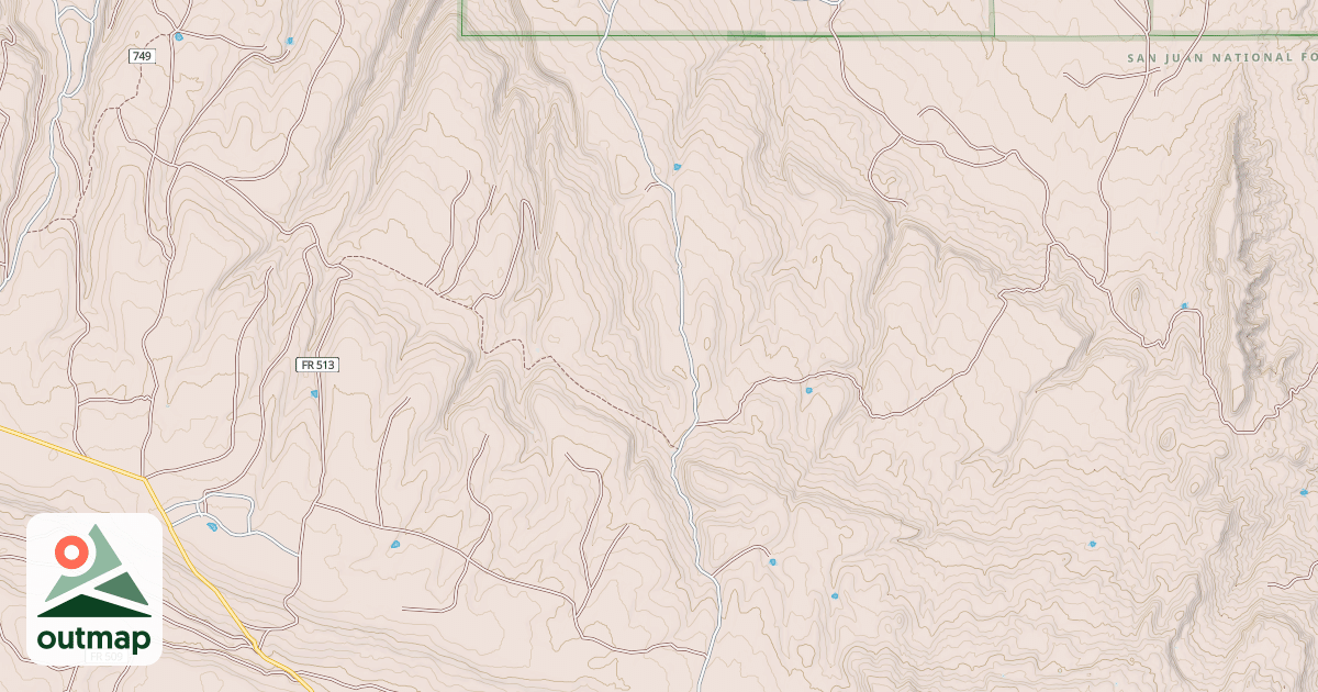 Map of BLACK SNAG
