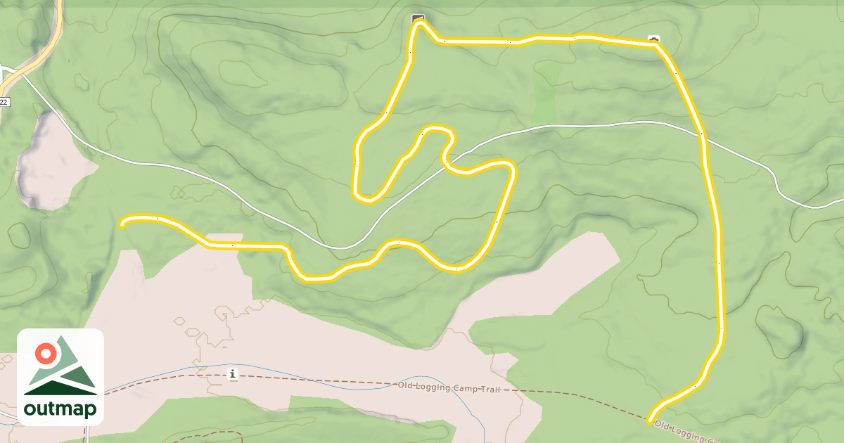 Map of Red Pine